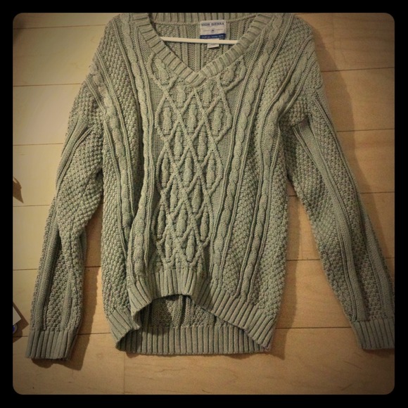 Tan Cable Knitted Sweater