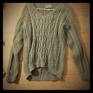 Tan Cable Knitted Sweater