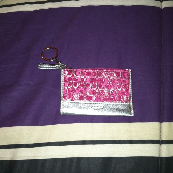 Coach key/card holder