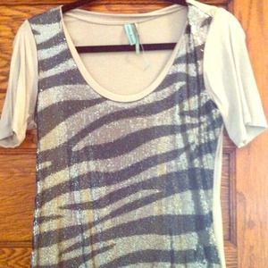 --Trade@farimah-Marciano long Sequined T-shirt