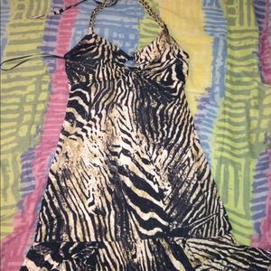 Cute Flare  animal print dress made for dancing