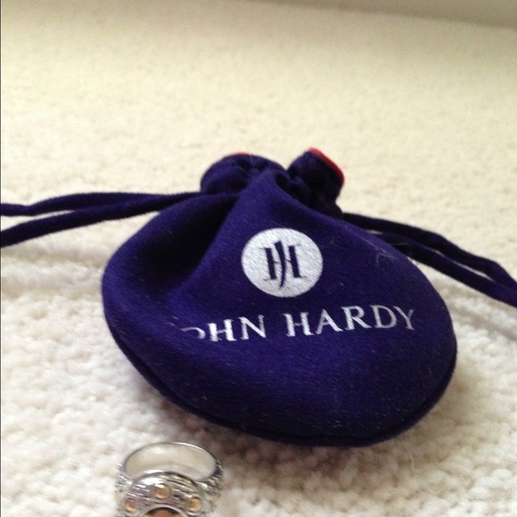 Large Beautiful John Hardy Ring, 18k gold dot sterling  John Hardy large dot ring. 18k gold & Sterling.