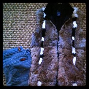 100% FUR VEST by ARDEN B
