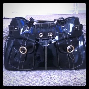 Maxx NY patent leather bag