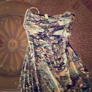 Strapless maxi dress new by Classique