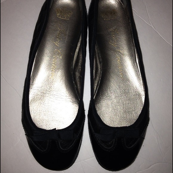 Juicy Couture Quilted Black Ballet Flats