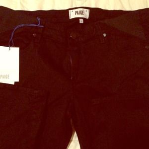 $40 NWT sz 31 Paige Jeans black skinny jeans