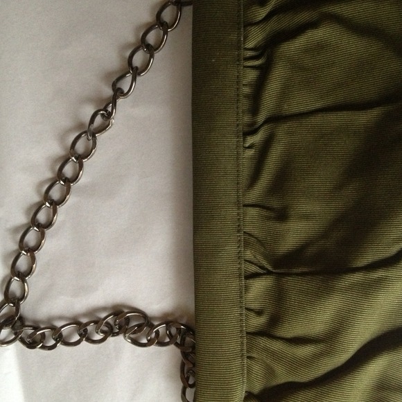 Military green Handbag by designer Etxart &Panno - Picture 4 of 4