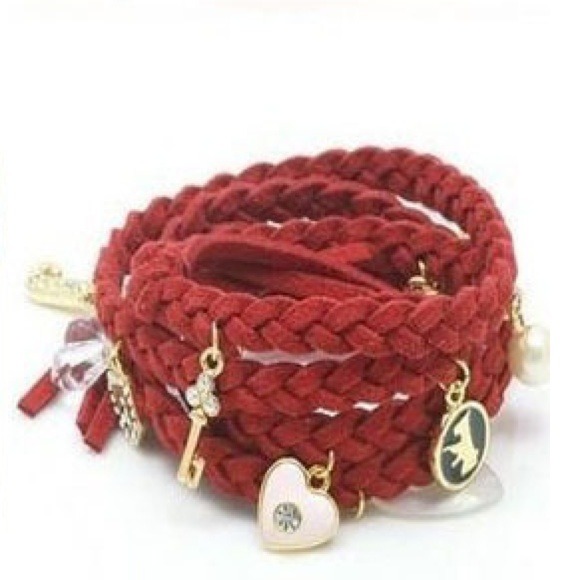 Jewelry - Red Wrap Bracelet