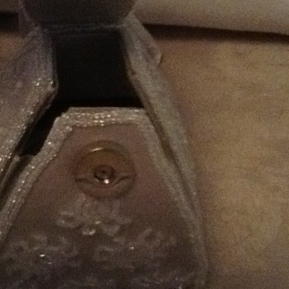 Jessica McClintock satin sequence evening bag - Picture 2 of 3