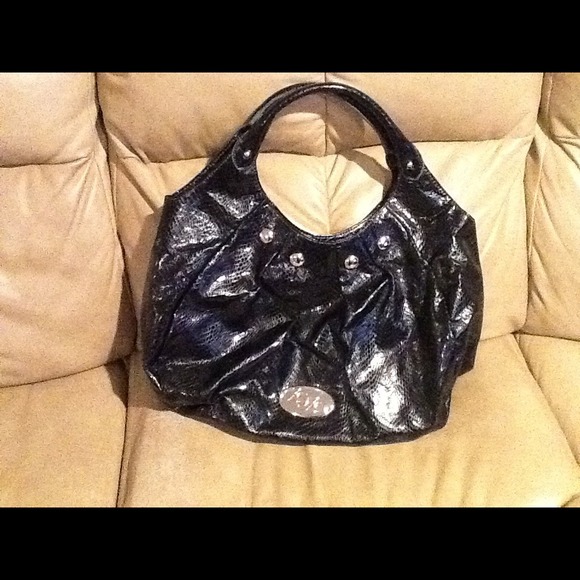 Lg black XOXO bag