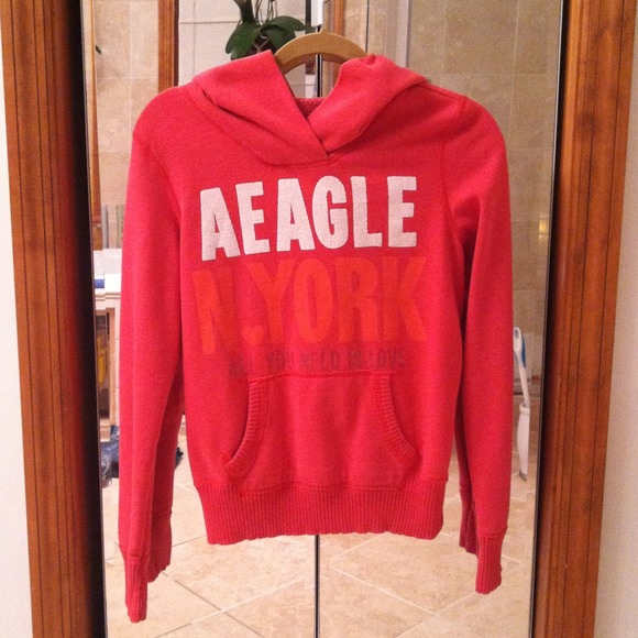 Pink American Eagle Hoodie