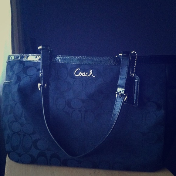 Coach Handbags - RESERVED All black Coach handbag