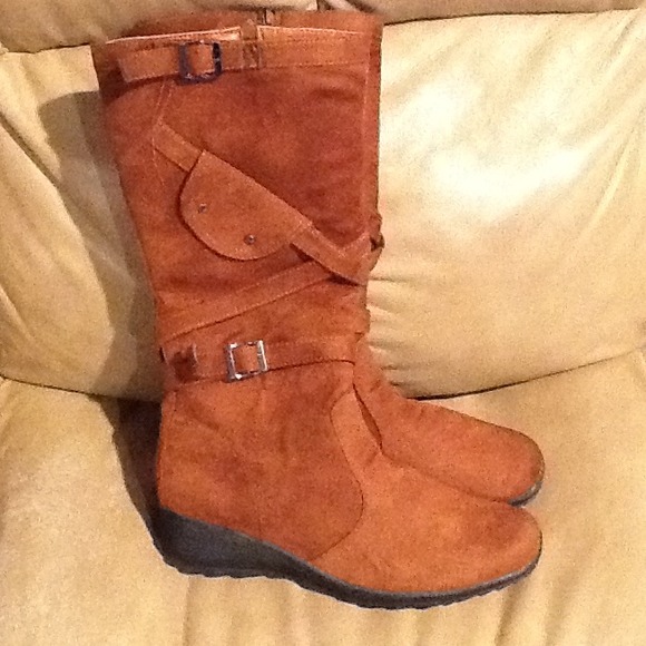 Brown boots