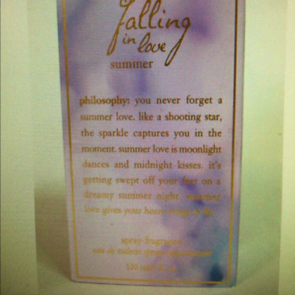 Philosophy Falling In Love Summer BNIB Sealed 4 Oz