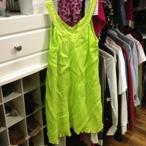 Green beach cover-up