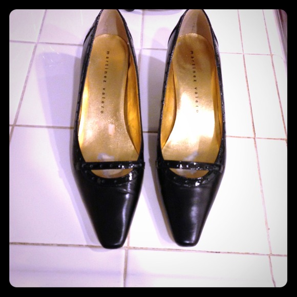 black low heels