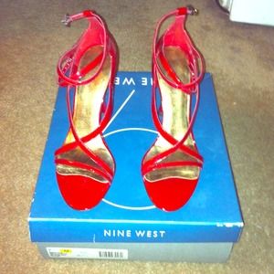 Nine West - Style: Glorielle, Color: Red Patent