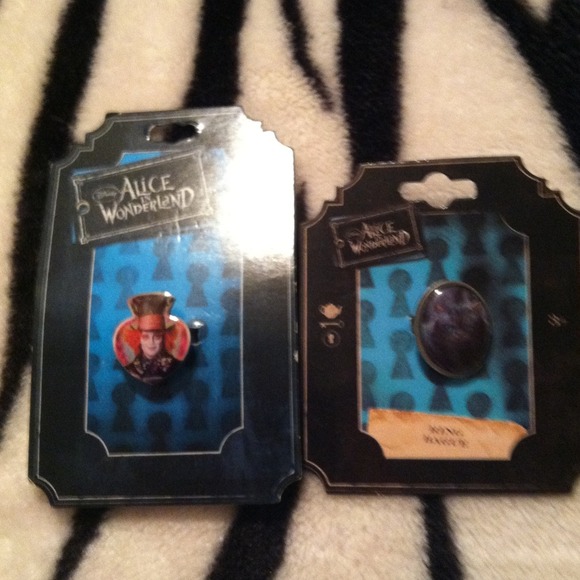 Bundle of 2 Alice in Wonderland Rings