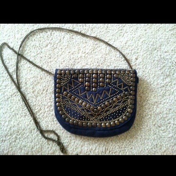Navy blue crossbody bag