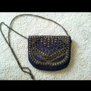 Navy blue crossbody bag