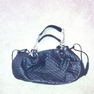 Express quilted leather purse