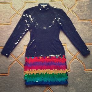 Gorgeous vintage sequin dress!