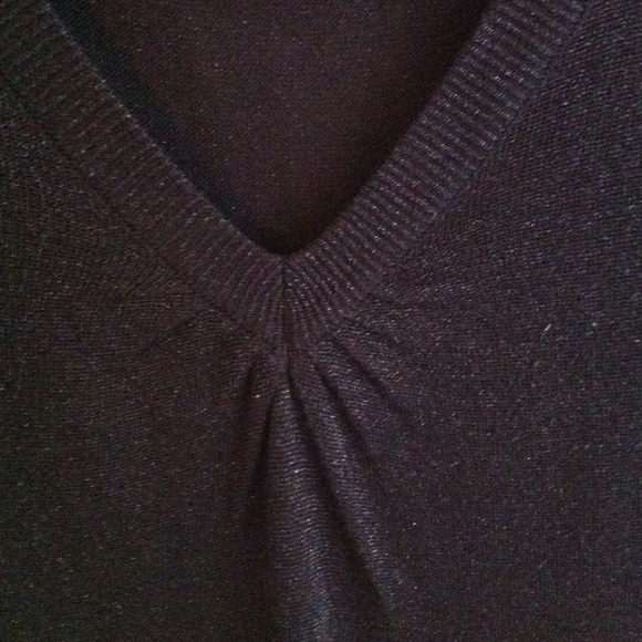 Black Shiny Mini Dress - Picture 2 of 4