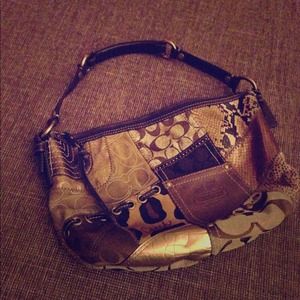 For @butterflykisses Coach patchwork shoulder bag