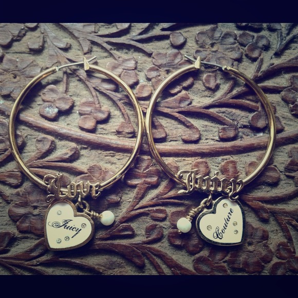 🌟Juicy Couture hoop earrings!🌟
