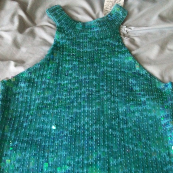 Turquoise sequence party top 25% off today!!!