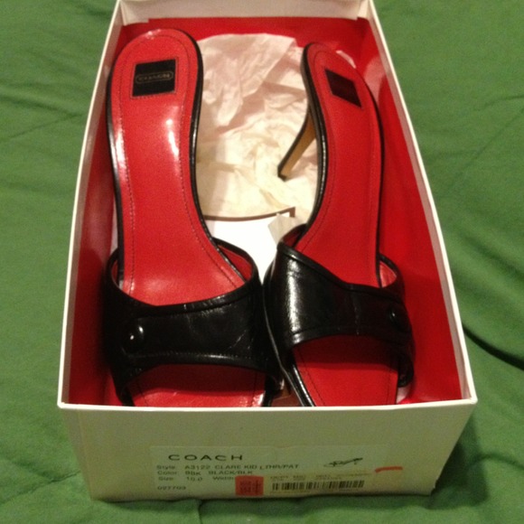 Coach Clare Kid Lthr/Pat Sz 10M
