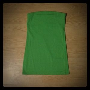 Lime green tube top Sz S