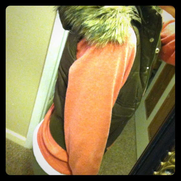 Hunter green vest ON HOLD