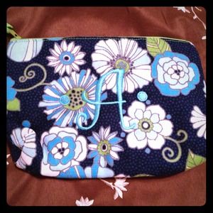 Thirty One small lined zipper pouch