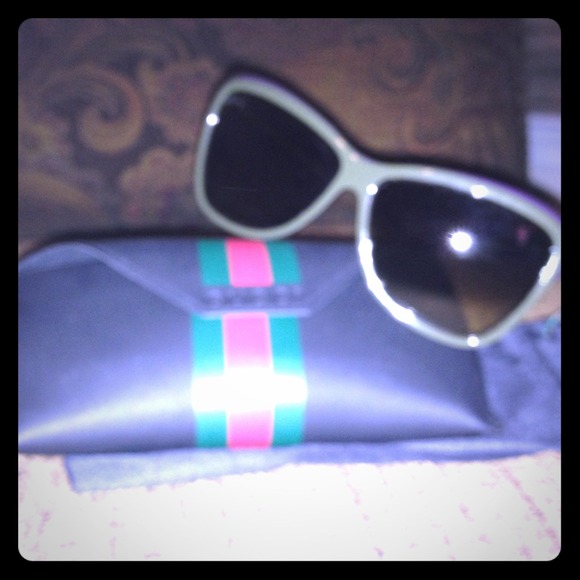 Gucci Sunglasses- Very trendy two tone colors