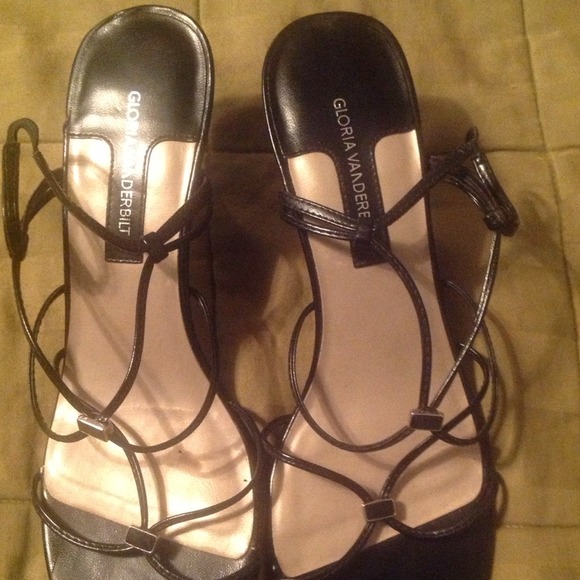 Strappy  black sandals