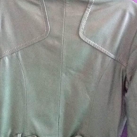 BCBG LEATHER JACKET-NEW NO TAG - Picture 2 of 4