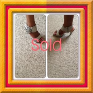 Sold in bundle Grey high heels $18 or best offer