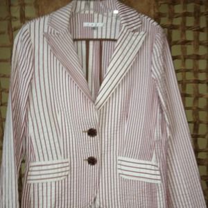 CAbi pinstripe captains jacket