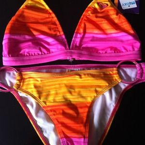 Roxy bikini, size M, pink/orange/yellow SOLD