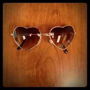 Heart shaped sunglasses