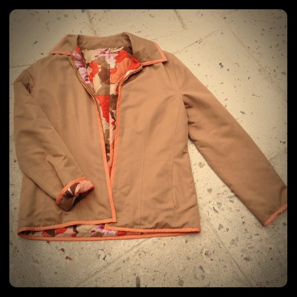 Harve Benard reversible zippered jacket