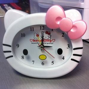 Hello Kitty alarm clock.