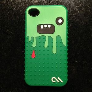 Like New iPhone4/4s soft case. Cucumber Monster 😝