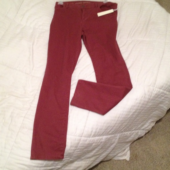 Lauren Conrad Coral Pencil Jeans  Sz 16