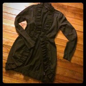 ✋💢SOLD💢✋ long cardigan in black @amperez only