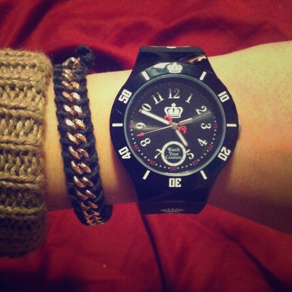 Reserved Juicy Couture Taylor Watch in black.