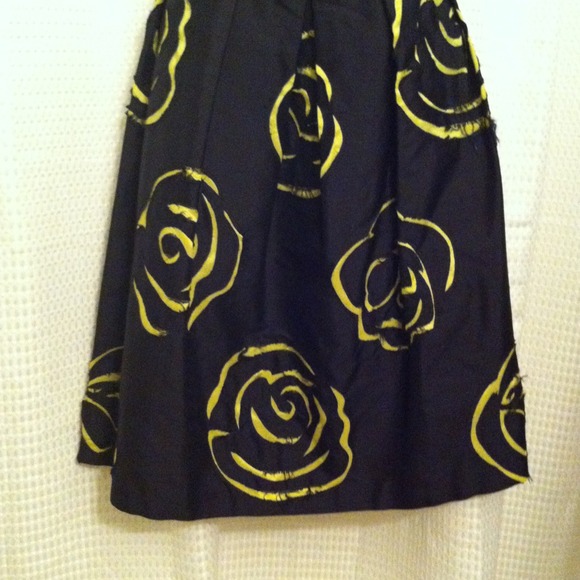 I.N.C black and yellow cocktail dress! - Picture 3 of 4