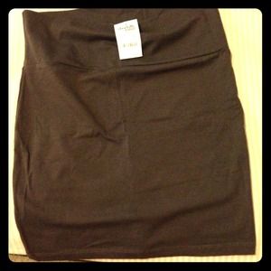Brown Body-Con Skirt